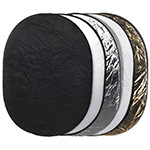 Отражатель света складной Bresser BR-TR1 «5 в 1» 90х120 см